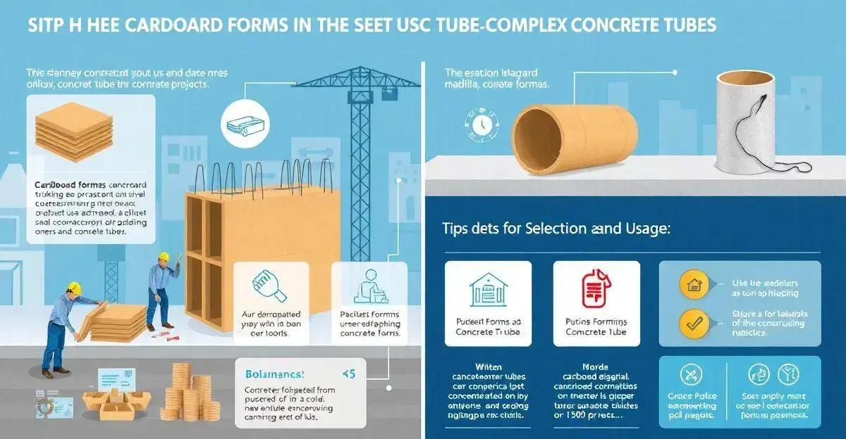 Como Utilizar Formas de Papelão e Tubos de Concreto em Obras Complexas